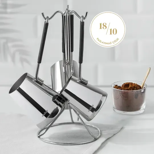 NEHİR EVEREST 4 PARÇA CEZVE SETİ