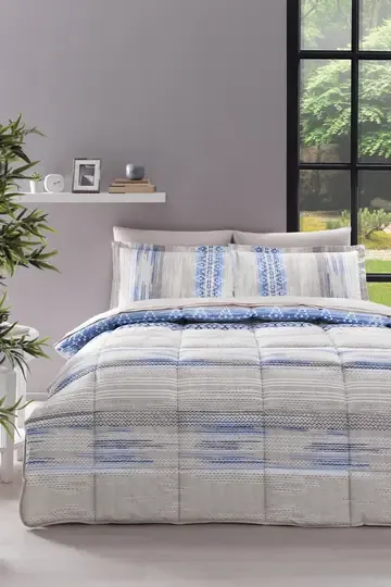 ÖZDİLEK RF TK  BEJ SEAM UYKU SETİ