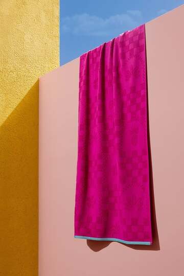 ÖZDİLEK DOUBLE COLOUR TURUNCU-PEMBE PLAJ 70*145