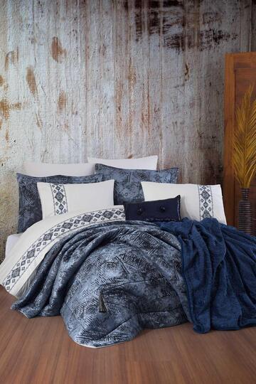 LÖKÇE POLOLİFE 200*240 SAÇAKLI YATAK ÖRT