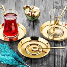 ÖZLİFE CAC-936 MESS 12 PRÇ ÇAY SET TİTANYUM