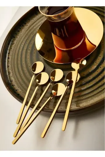 ÖZLİFE CAC-936 MESS 12 PRÇ ÇAY SET TİTANYUM