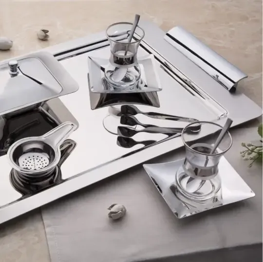 NEHİR TOPKAPI SADE 40P  ÇAY SETİ