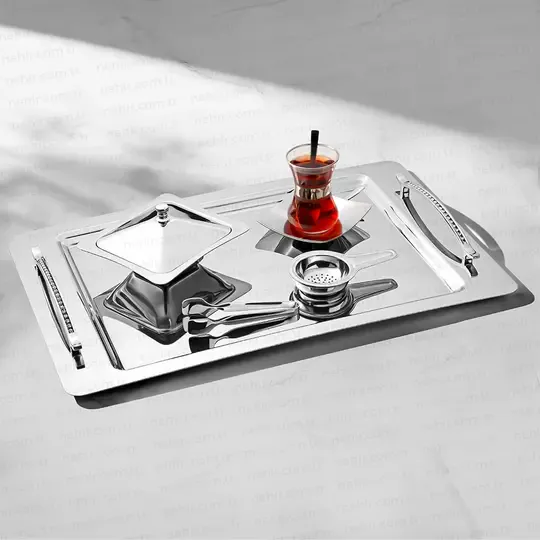 NEHİR RANA SADE 40P ÇAY SETİ