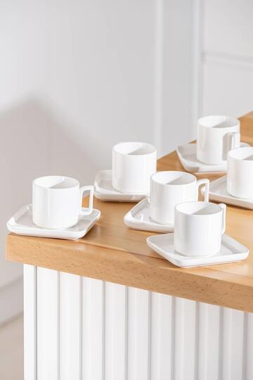 ACAR 5416 PURE ROYAL 6LI KAHVE FİNCAN TKM