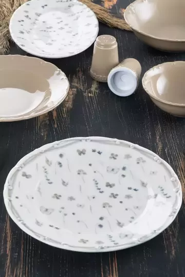 ACAR 5613 FLORA 23  PRÇ PORSELEN YEMEK TKM