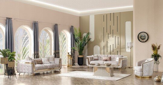 Maximo Milano Gold Koltuk Takımı