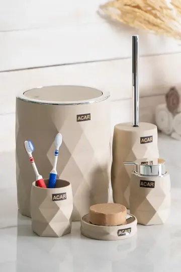 ACAR 6468 ASTORİA AKRİLİK 5Lİ BANYO SETİ