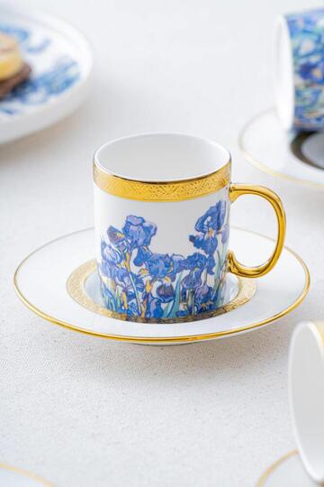 ACAR 6860 LANTHE LONE PORSELEN 6LI KAHVE FİNCAN TKM