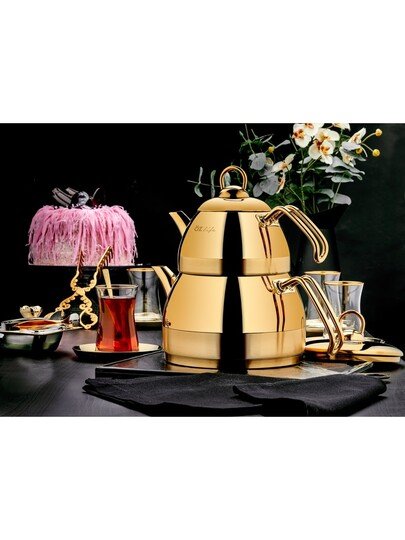 ÖZLİFE CSEL-197 ELA MİNİ BOY ÇAYDANLIK TK TİTANYUM