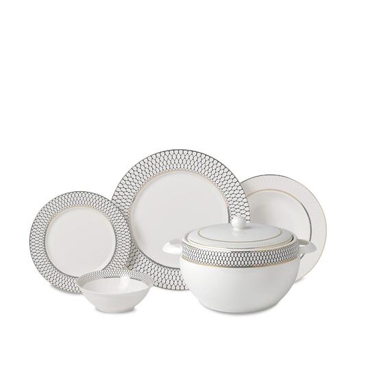 KORKMAZ A8362 PERLA COLL. 60 PRÇ YEMEK TKM (YUVARLAK)