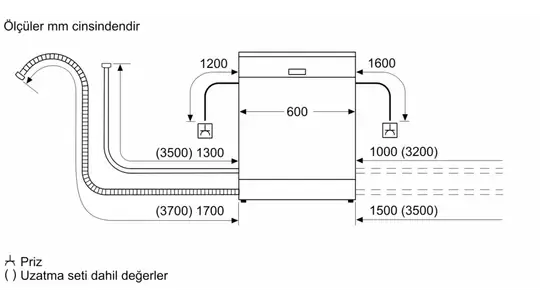 BOSCH SMS23DW01T SOLO BULAŞIK MAKİNASI