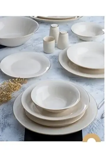 ACAR 7119 BRINIA SİLVER 29 PRÇ YEMEK TAKIMI