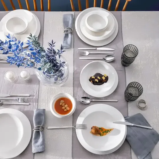 EMSAN EVREN 18 PRÇ 6 KİŞİLİK YMT BEYAZ