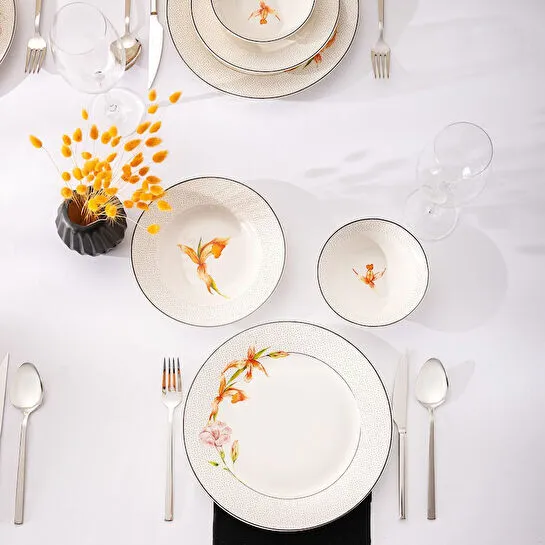 EMSAN NEW BONE NOVA 18 PRÇ 6 KİŞİLİK YEMEK TKM