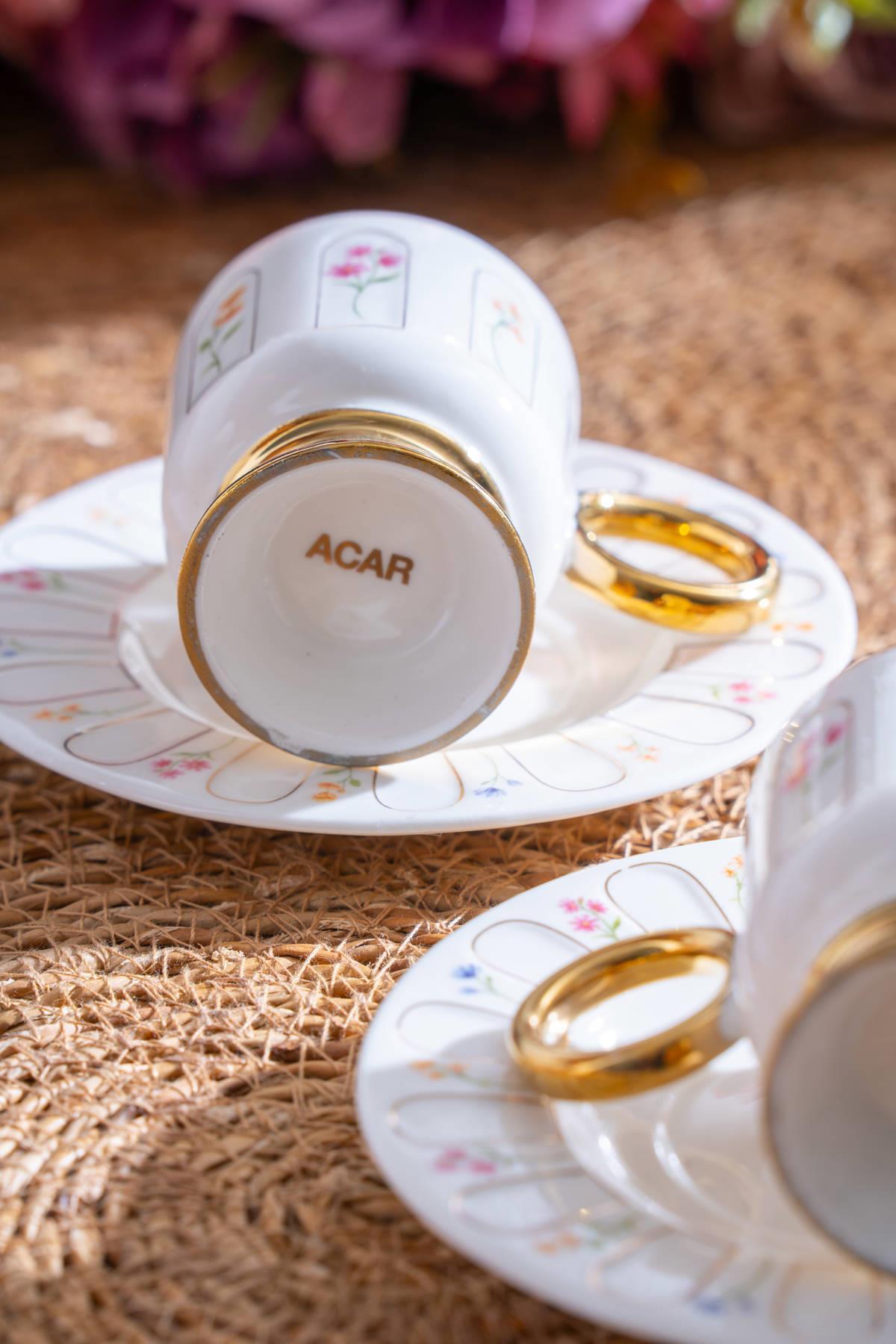 ACAR 7516 AREN 6 LI KAHVE FİNCAN TAKIMI