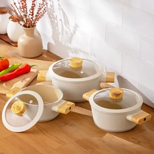 EMSAN SWİSS CRYSTAL MİDİ SET 6 PRÇ KREM