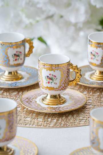 ACAR 5905 ASTOEİA 6LI KAHVE FİNCAN TKM