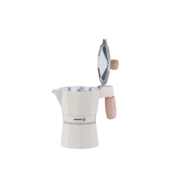 KORKMAZ A5571 ETNA MOKA POT 3 FİNCAN 150ML BEYAZ