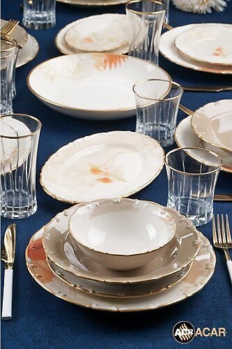 ACAR 12346 29 PRÇ ELENİ YEMEK TAKIMI