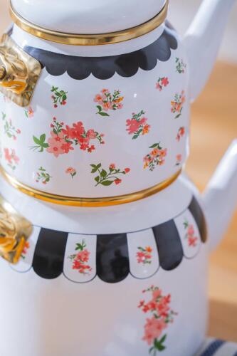 ACAR 7777 QUALİTA-LUMA ALT ÜST EMAYE  ÇAYDANLIK