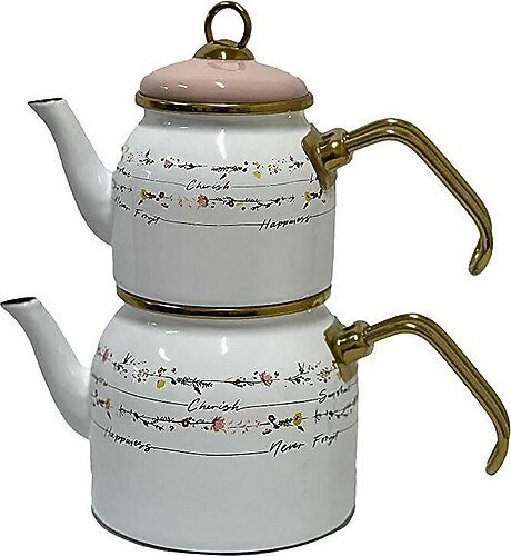 ACAR 7779 QUALİTA-VİOLA ALT ÜST EMAYE MİNİ ÇAYDANLIK