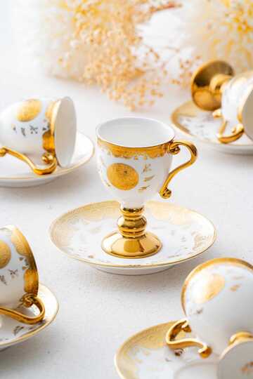 ACAR 6553 DİALLO 6LI KAHVE FİNCAN TKM