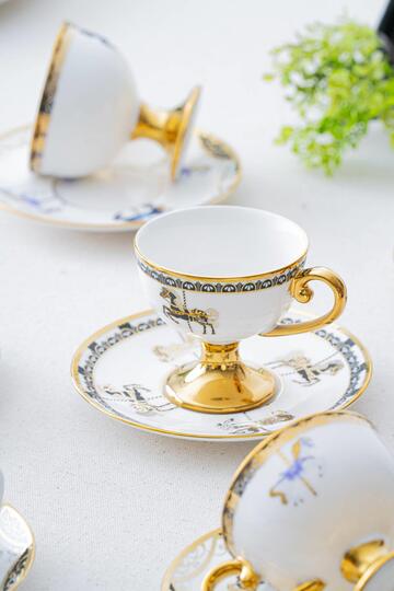 ACAR 6859 LORVİL PLORVİS 6LI KAHVE FİNCAN TKM