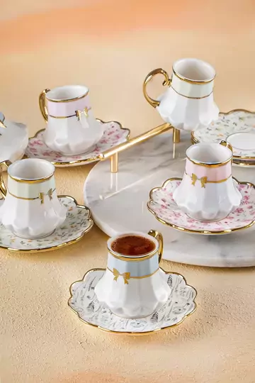 ACAR 196 SİENA 6LI KAHVE FİNCAN TKM