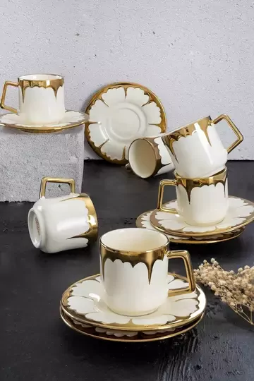 ACAR 5464-21-176 GOLD ROAD 6LI FİNCAN SET