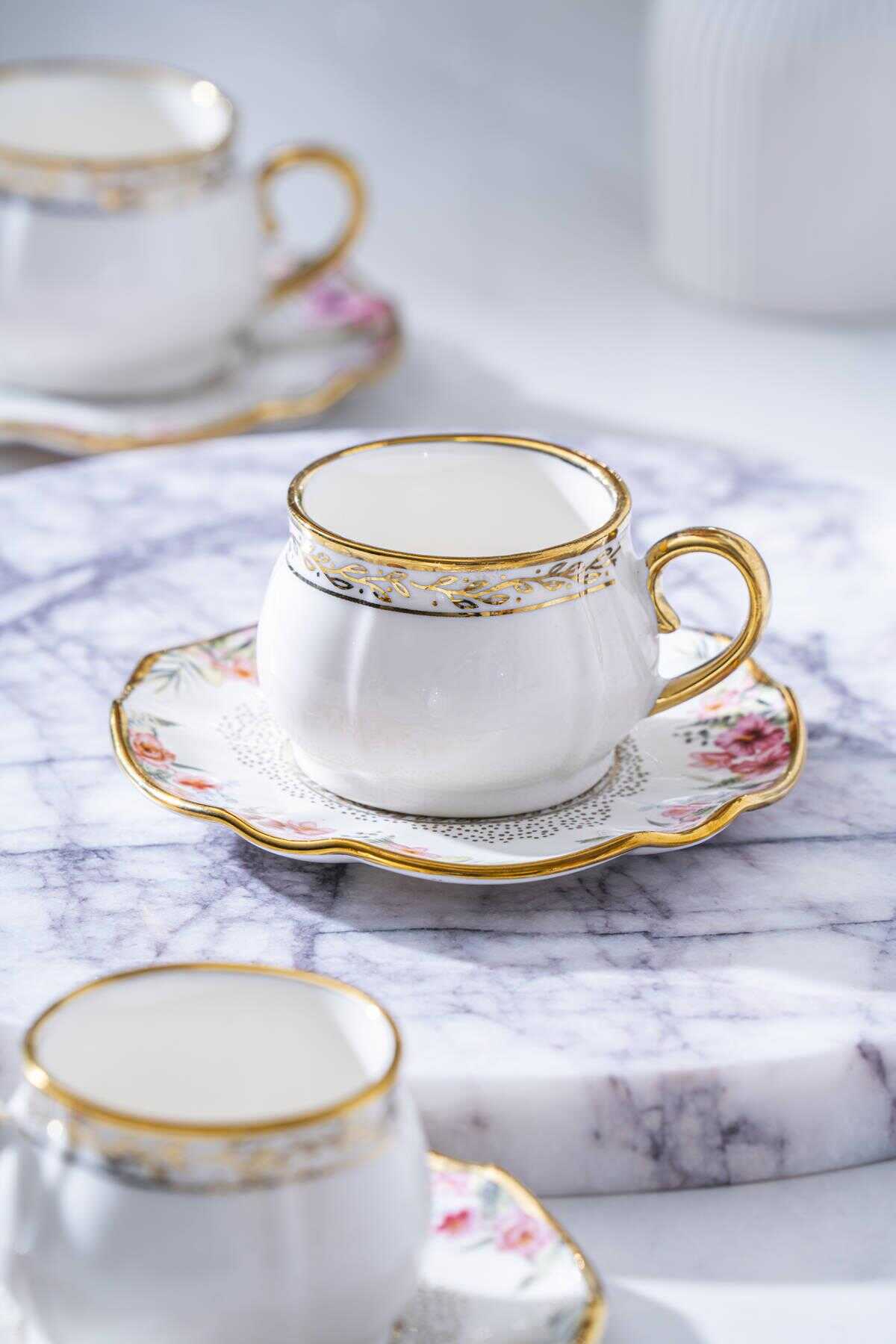 ACAR 6903 SİENNA SAGE 6LI KAHVE FİNCAN TKM