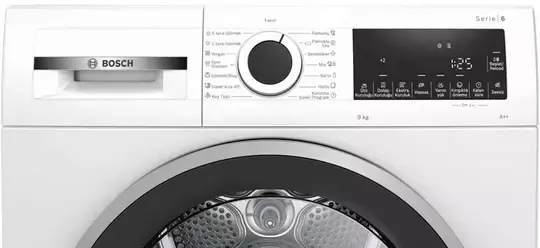 BOSCH WQG241A0TR 9 KG ÇAMAŞIR KURUTMA MAKİNESİ