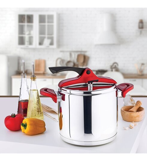 SAFİNOX KLASİK DÜDÜKLÜ TENCERE 6 LT RENKLİ KULPLU