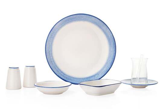 SCHAFER VİVİAN KAHVALTI TAKIMI 32 PARÇA LACİVERT