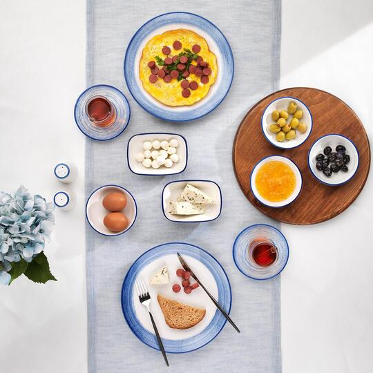 SCHAFER VİVİAN KAHVALTI TAKIMI 32 PARÇA LACİVERT