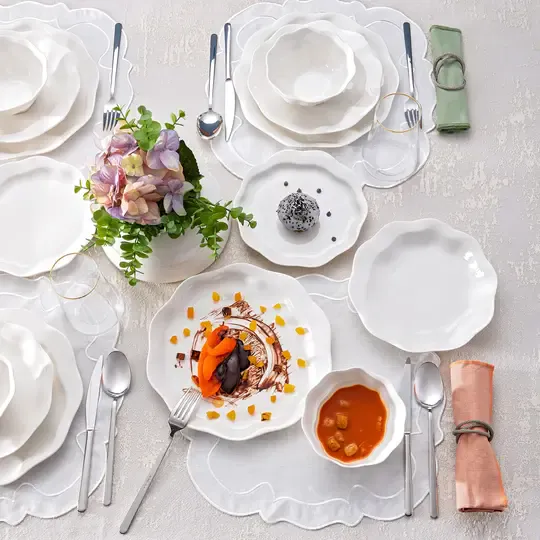 EMSAN YONCA 24 PRÇ 6 KİŞİLİK YMT BEYAZ