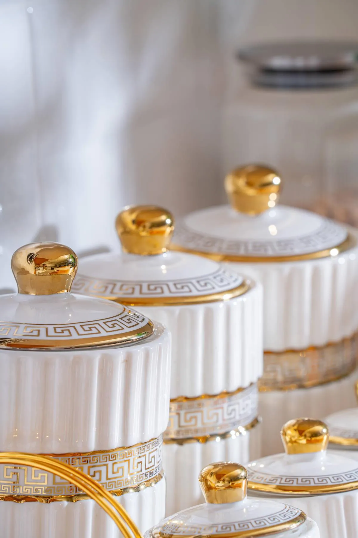 ACAR 6829 EVA ALTIN GOLD 7Lİ KAVANOZ SET