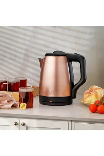 SCHAFER HİTZE PASLANMAZ ÇELİK SU ISITICI ROSEGOLD