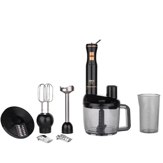 STİLEVS KENDO EL BLENDER SETİ SİYAH BAKIR
