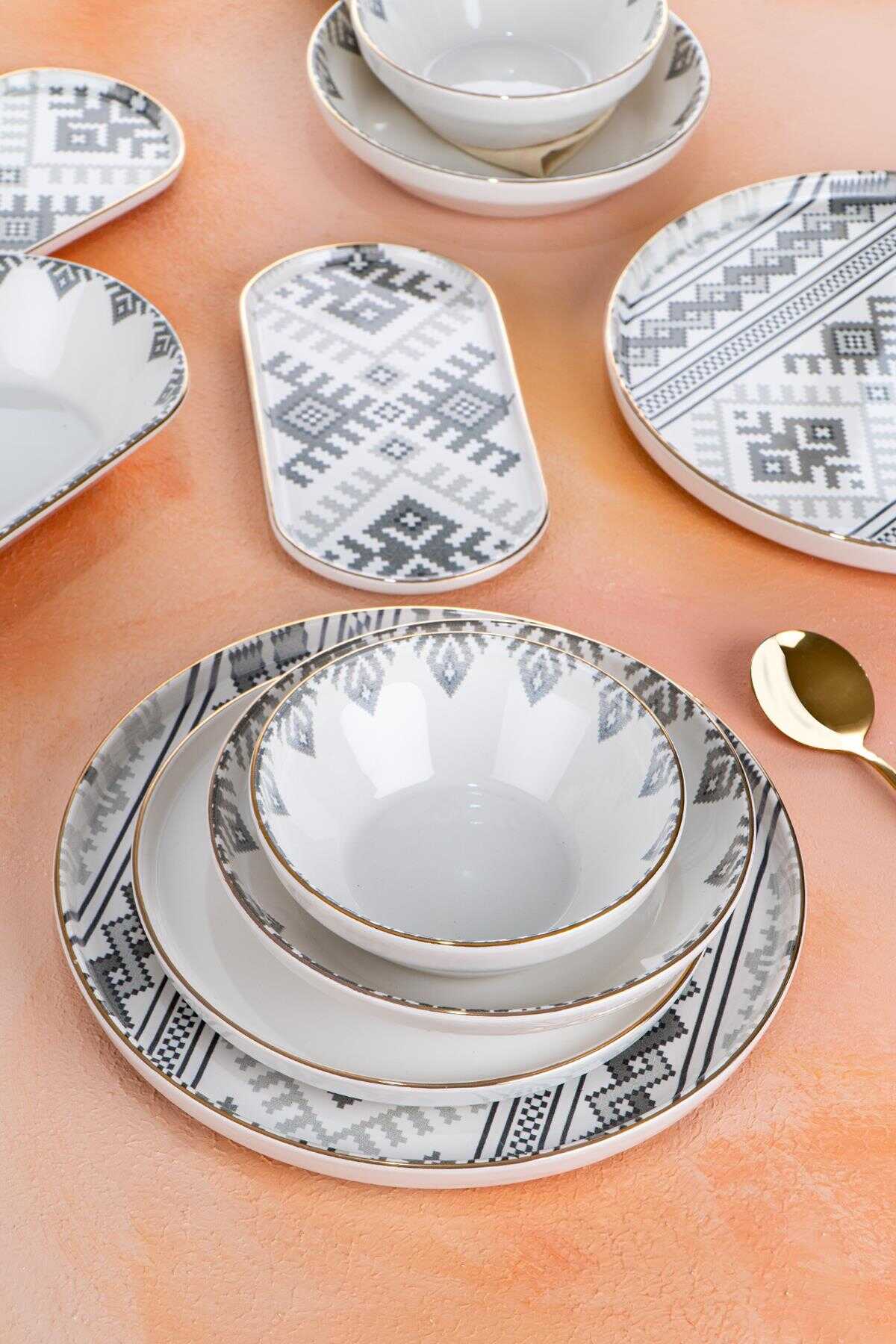 ACAR 5126 ETHNİC 27 PRÇ YEMEK SETİ