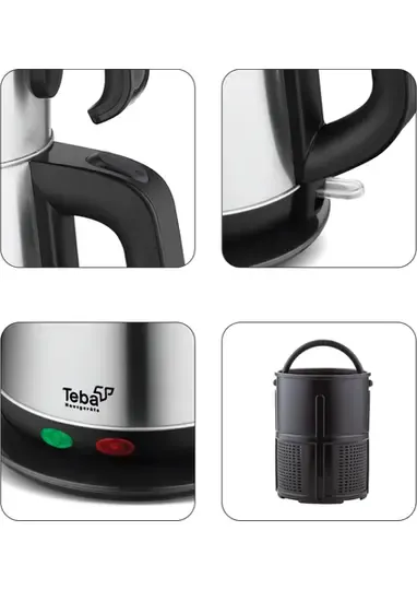 TEBA DAİLMOND DEMLİ ÇELİK ÇAYCI