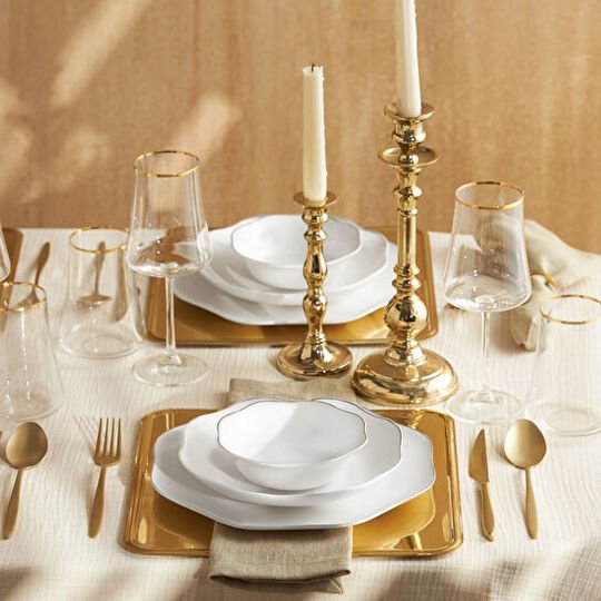 EMSAN FİNE BONE LOTUS 18 PRÇ GOLD YMT