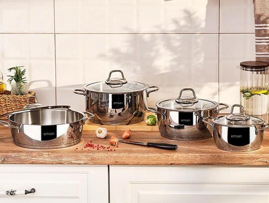 EMSAN VALERİA 8 PRÇ TENC SETİ