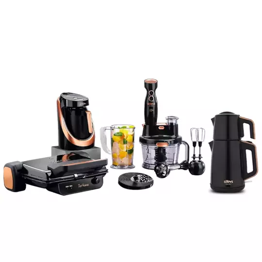 STİLEVS BLACK SERİSİ 4 LÜ ÇEYİZ PAKETİ