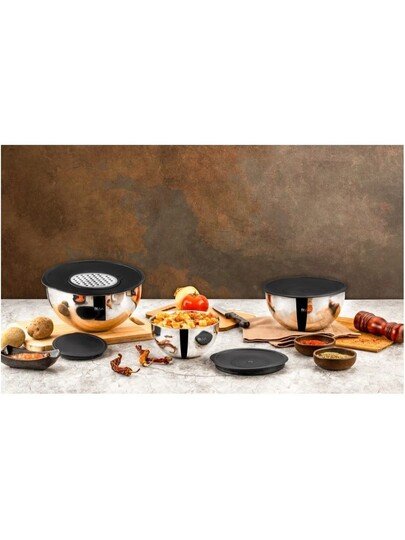 ÖZLİFE SA-524 AZRA SAKLAMA VE KARIŞTIRMA KABI SİYAH