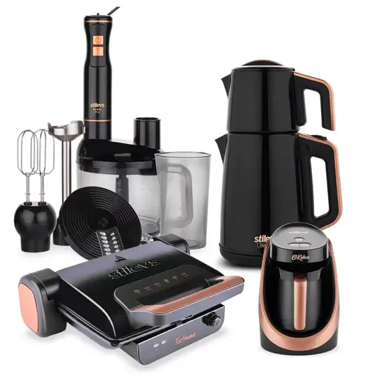 STİLEVS QUARTZ BLACK ÇEYİZSETİ