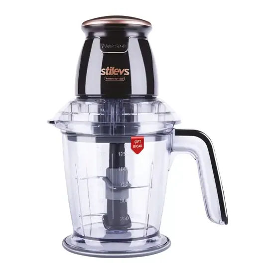STİLEVS ROBOTİK 1250 PRO DOĞRAYICI SİYAH BAKIR