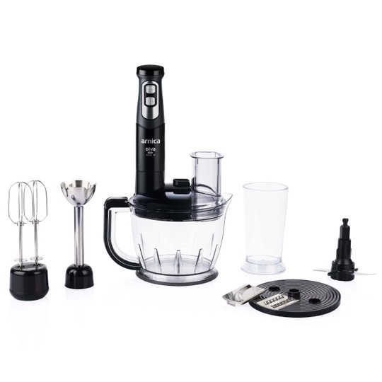 ARNİCA 21803 DİVA PRO RENDELİ EL BLENDER SETİ SİYAH