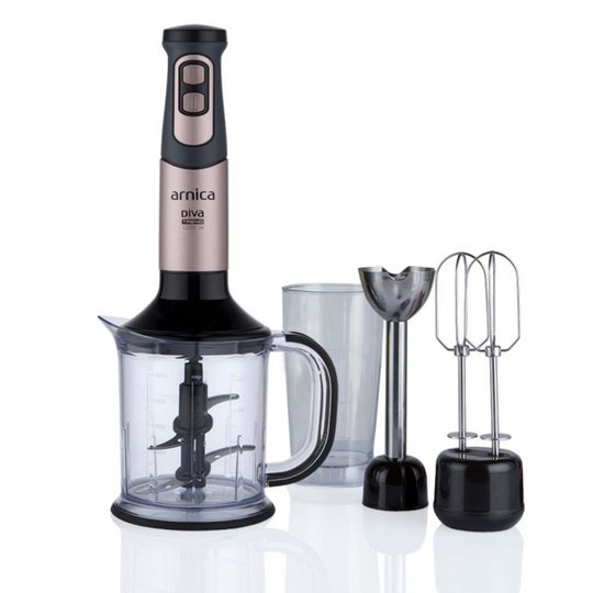 ARNİCA DİVA TREND EL BLENDER SETİ SİYAH ROSE 21593