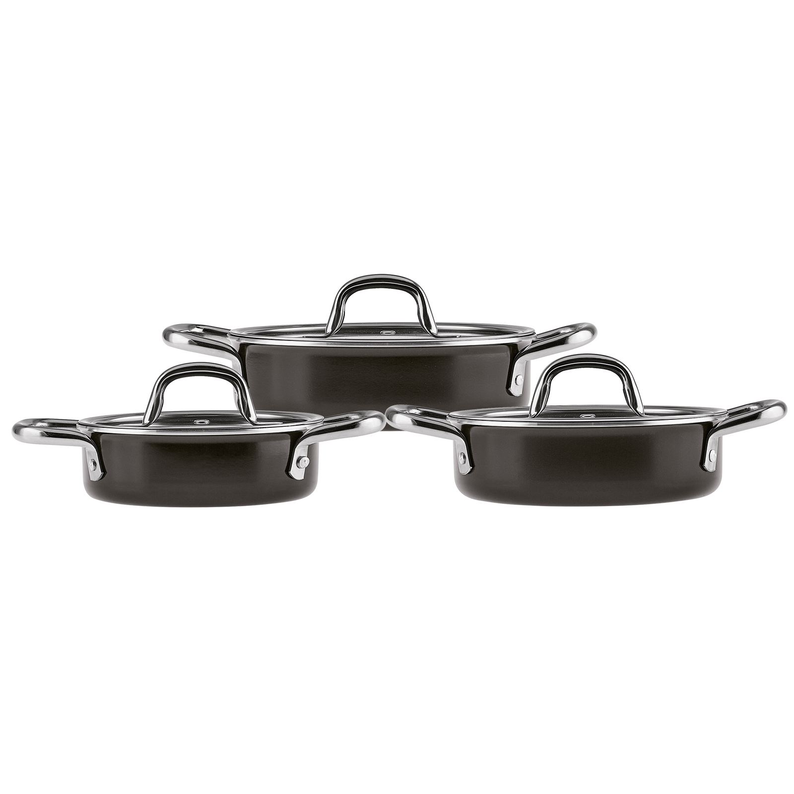 EMSAN MASTER CLASS 6 PRÇ SAHAN SET SİYAH